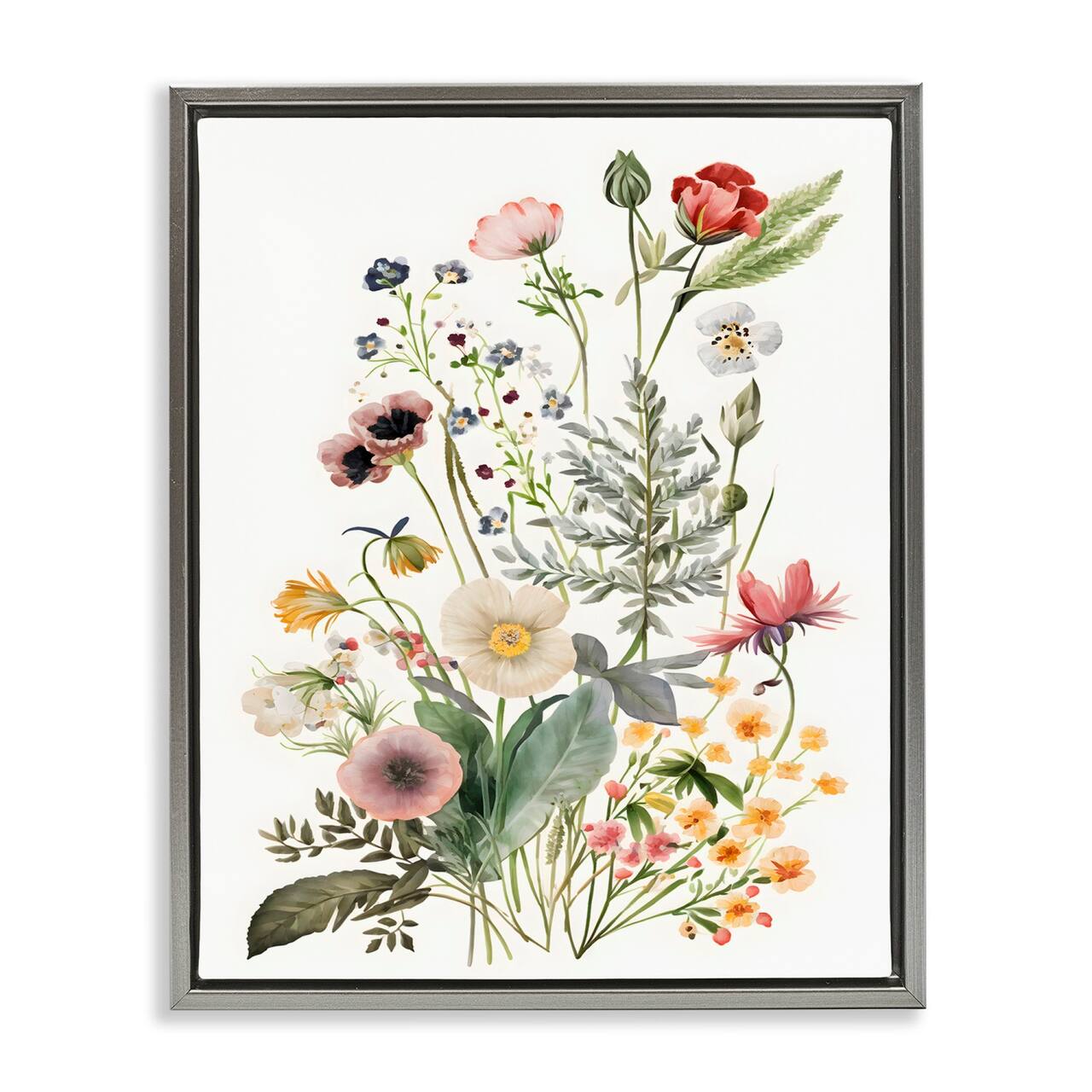 Stupell Industries Subtle Spring Blossoms Floater Framed Art